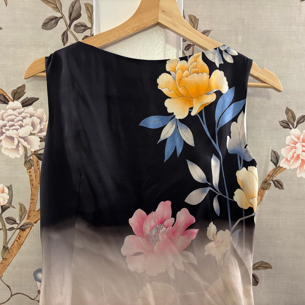 Dries Van Noten sleeveless mini dress, silk, 40, floral